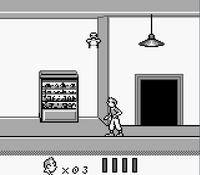 une photo d'Ã©cran de Tintin - Le Temple du Soleil sur Nintendo Game Boy